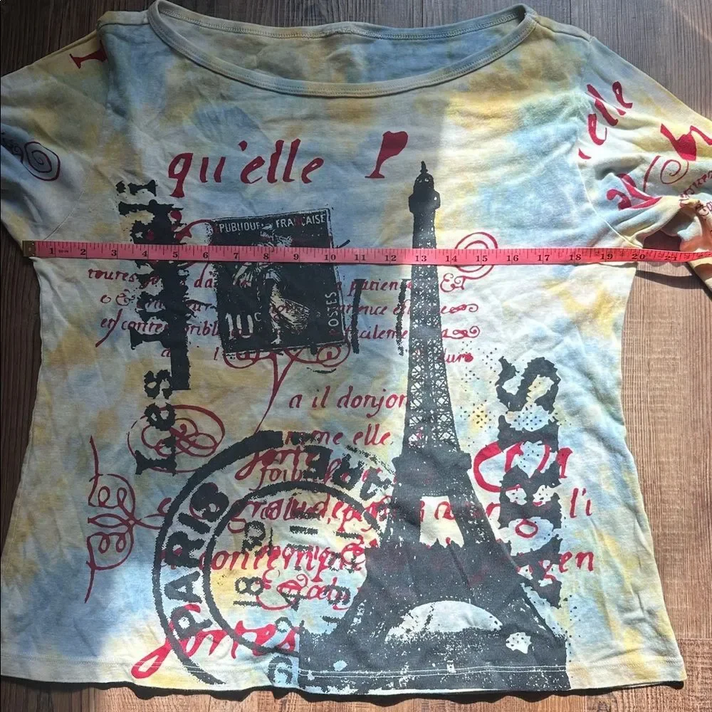 Qu’elle P Vintage top made in France